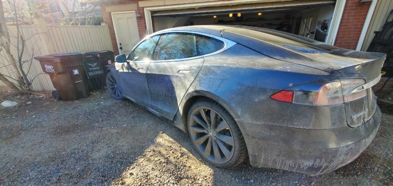 Tesla Model S Before Exterior Detail